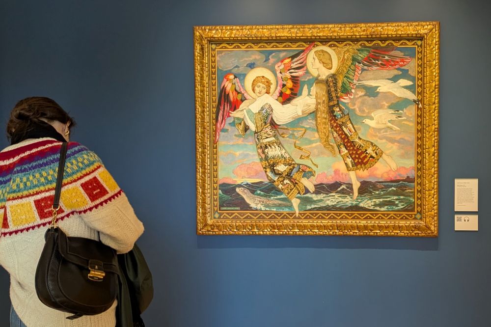 In der Nationalgallerie hängen farbenfrohe Werke schottischer Kunstschaffender.